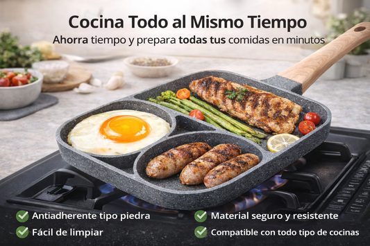 Sartén Multiuso Antiadherente 3 en 1